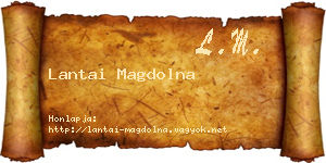 Lantai Magdolna névjegykártya