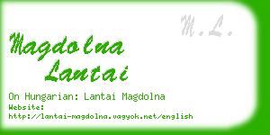 magdolna lantai business card